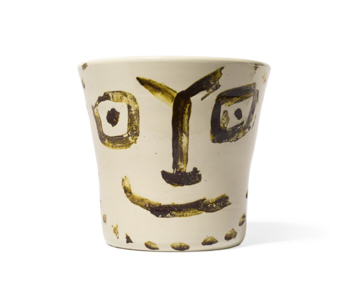 Pablo Picasso, Visage-souriant, 1956